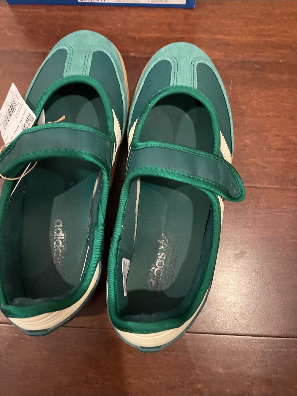 Adidas Samba Jane Collegiate Green / Gum / Cream White NWT  6 - Picture 2 of 10